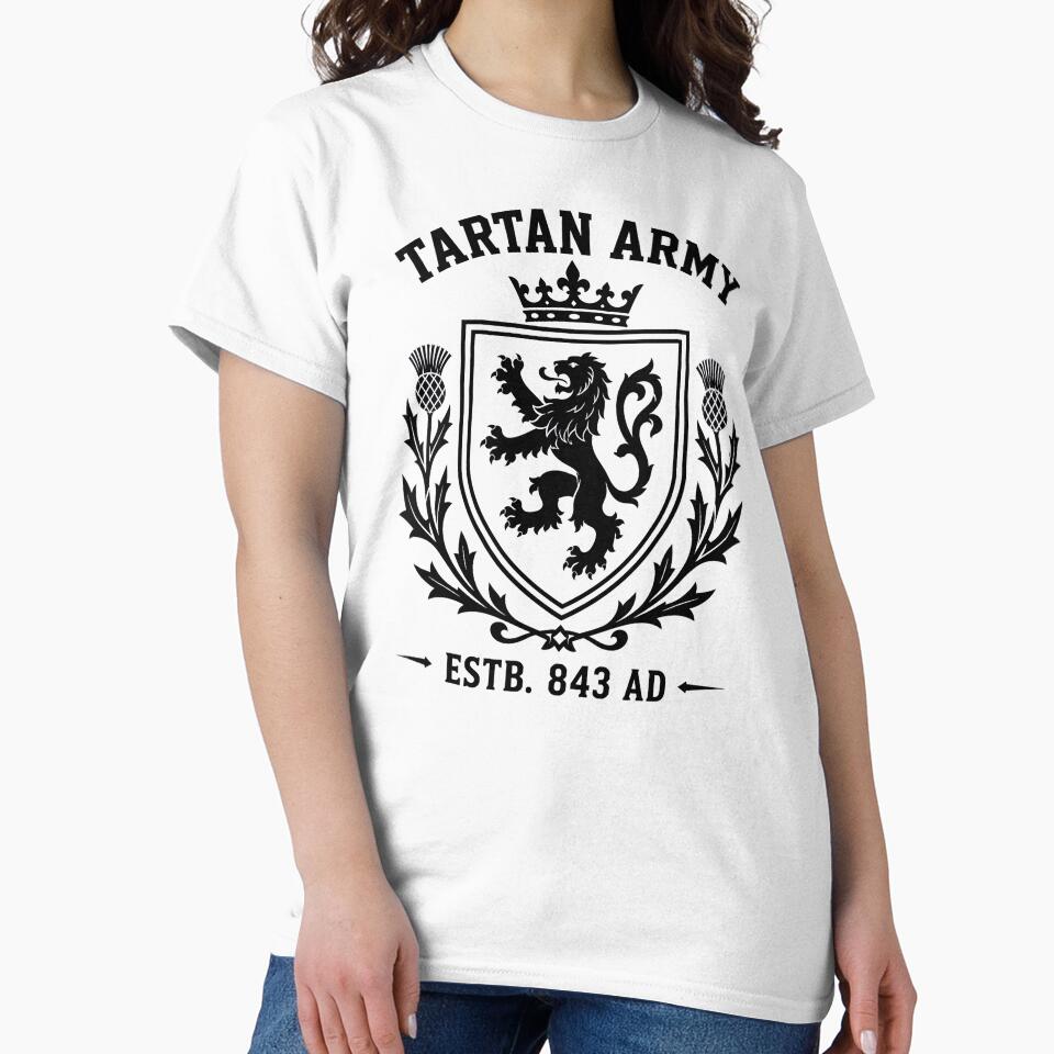 Scotland Tartan Army T 2 by littlemiscat