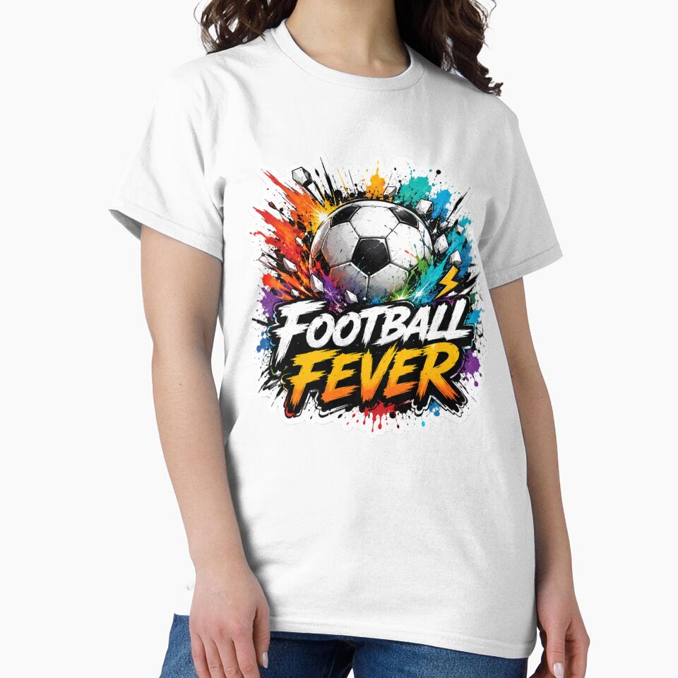 Football Fever Soccer Ball Splash Art | Colorful Sports Graphic Design by SkeletonMood