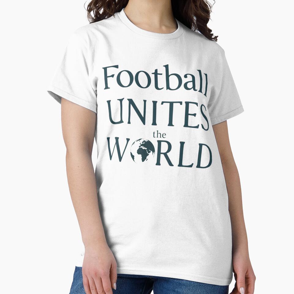 Football Unites The World Minimalist Typography by Little-Miracle