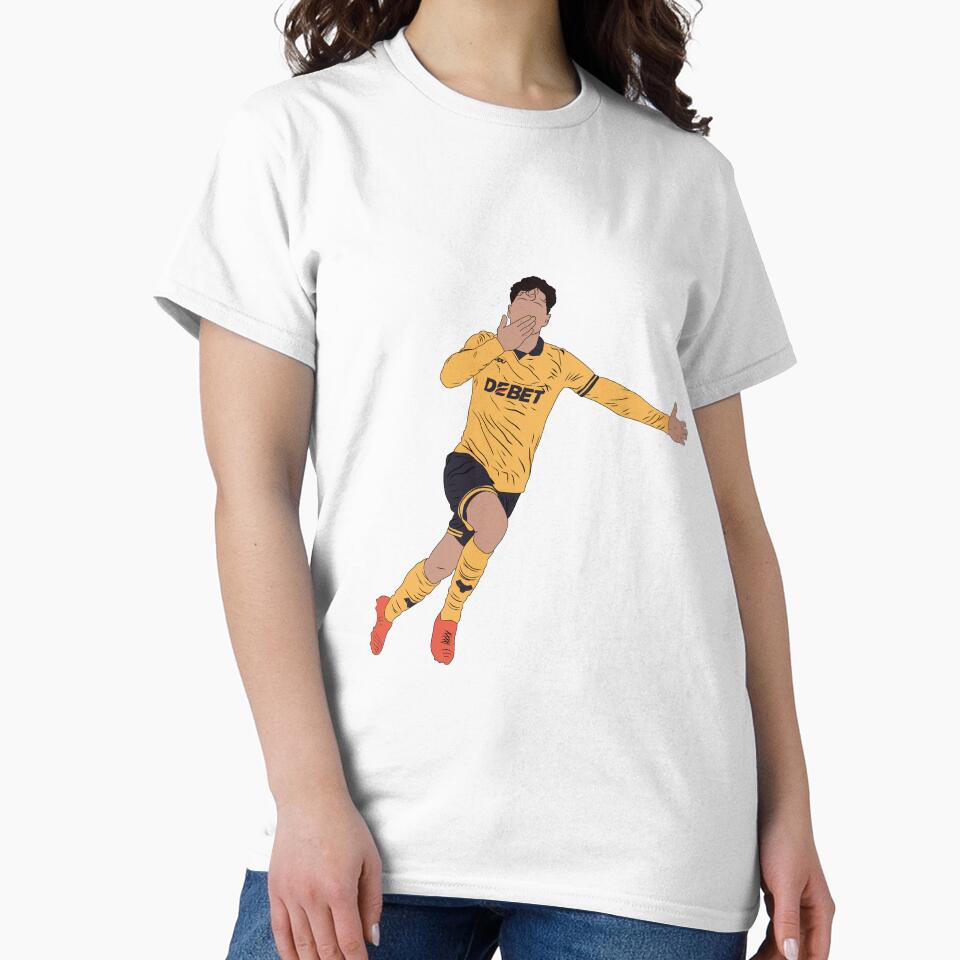 Ladislac Krejci Wolves Goal Celebration Minimalist by Hevding