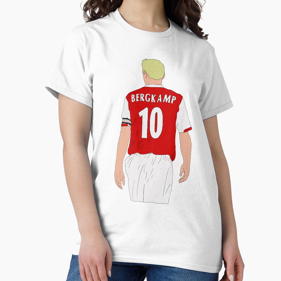 Dennis Bergkamp Arsenal Retro Footy by PiscesVibes