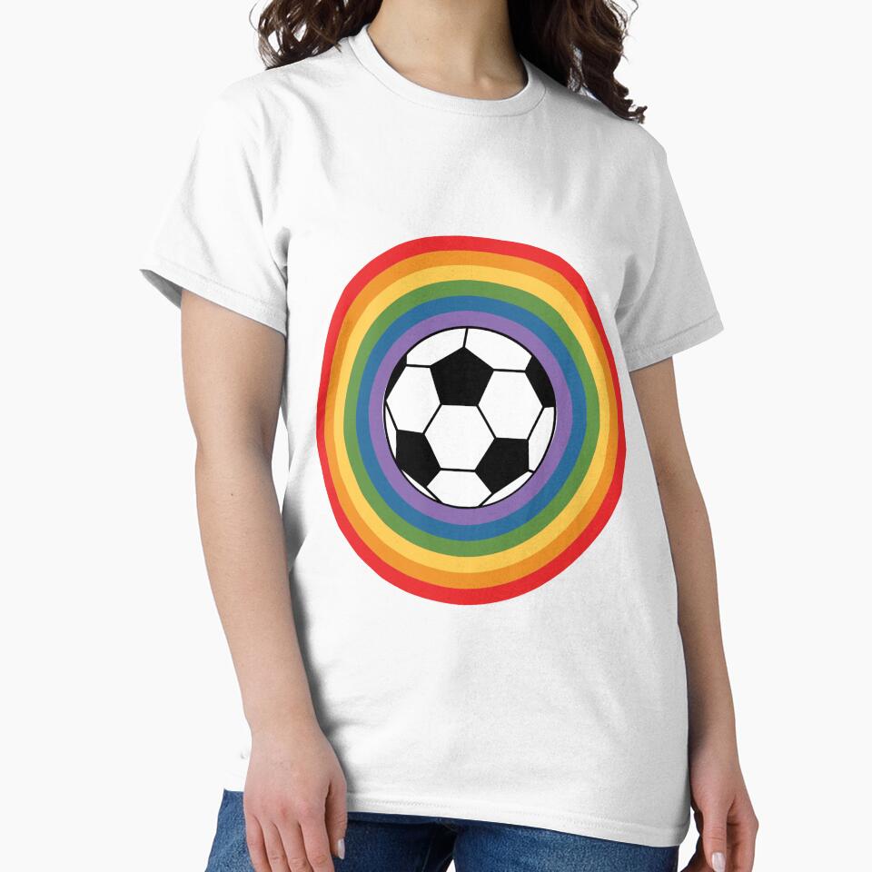 soccer ball and rainbow by elive