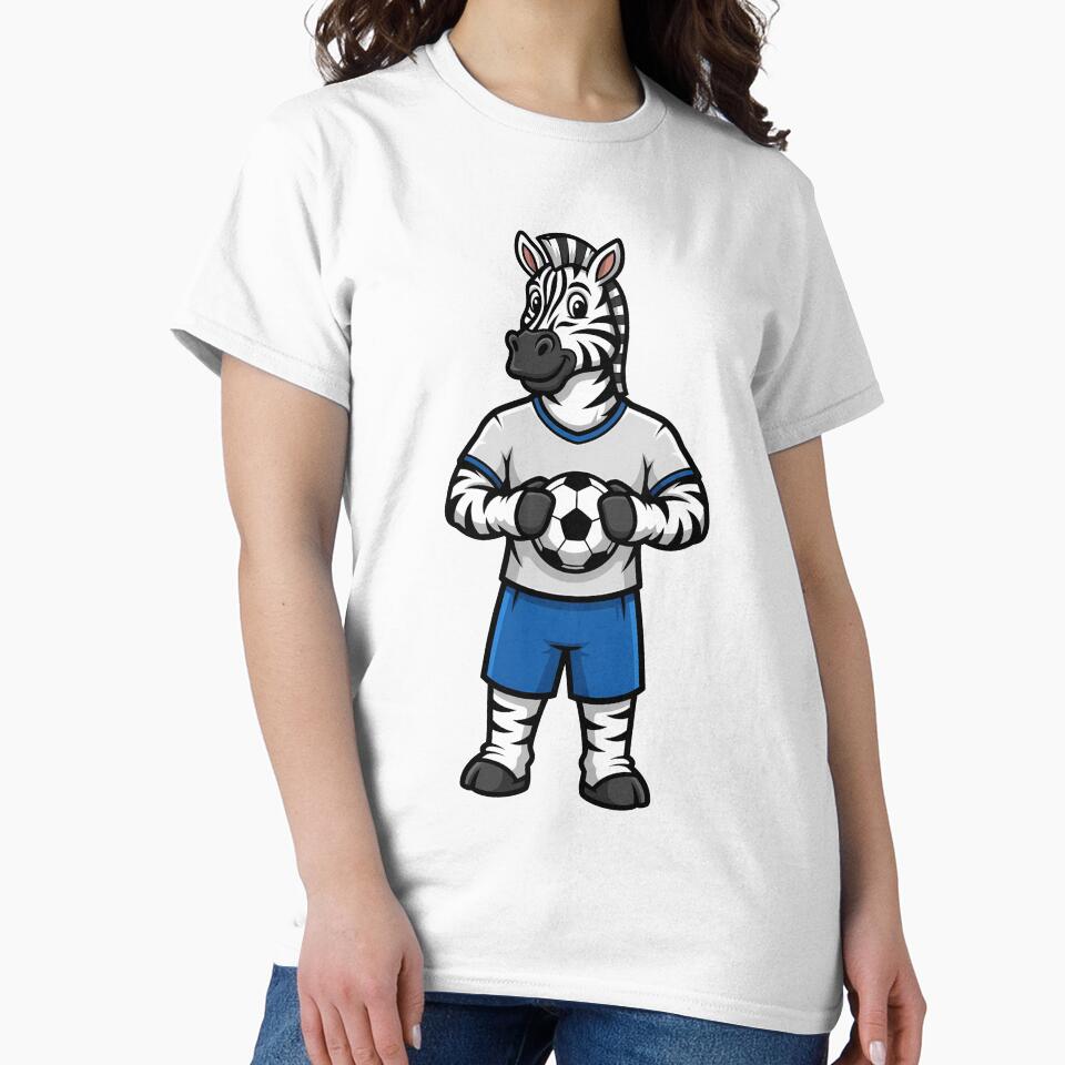 Zebra Soccer Player Mascot Fun by k3rstman1