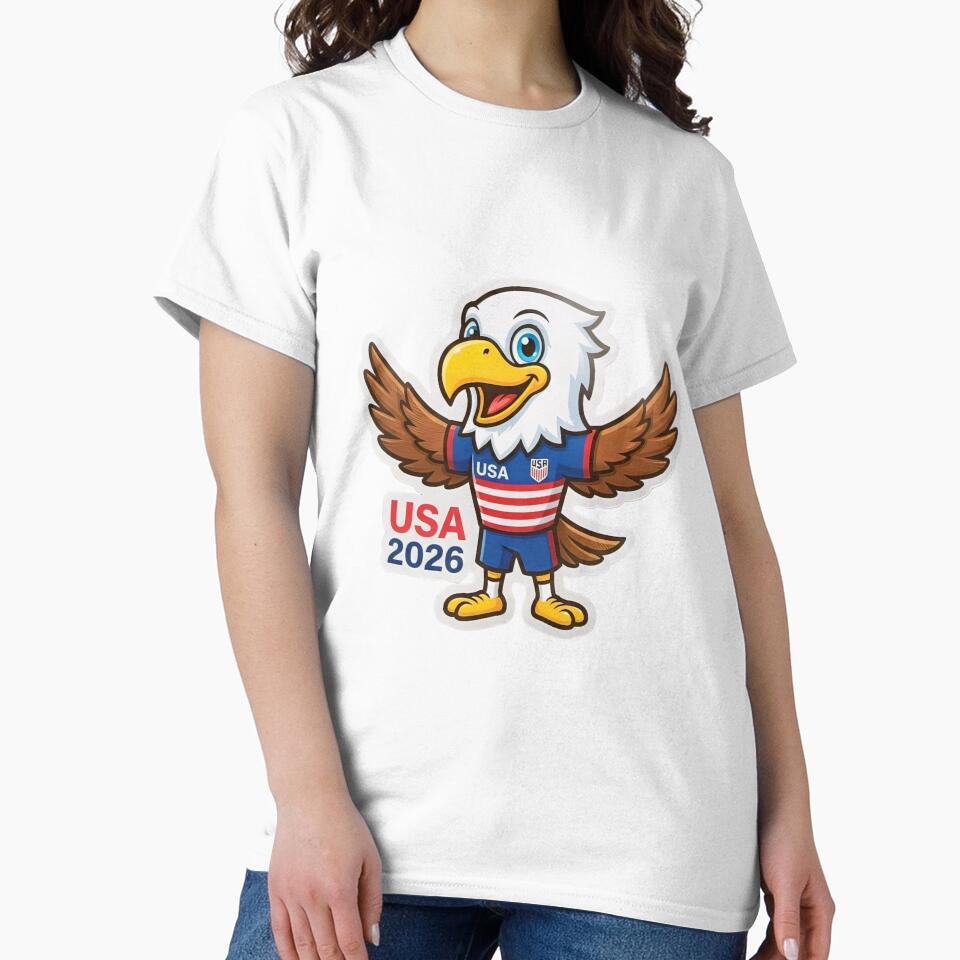 USA 2026 Soccer Eagle Mascot Cute American Football Kit by XM STOREZ