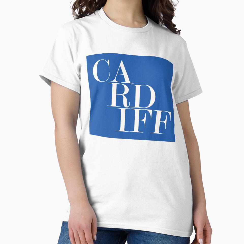 Cardiff Wales City Typography Minimalist Patriotic Travel Souvenir by kakarikihill