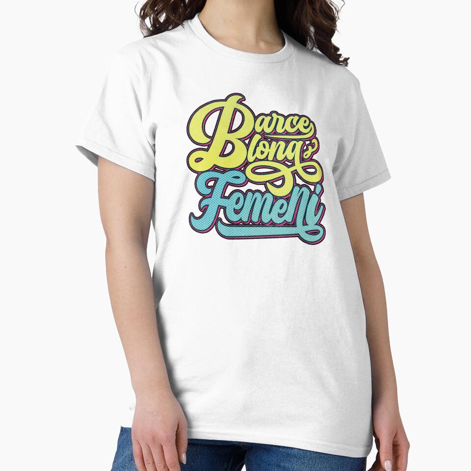 Barcelona Femeni Typography by Numero14