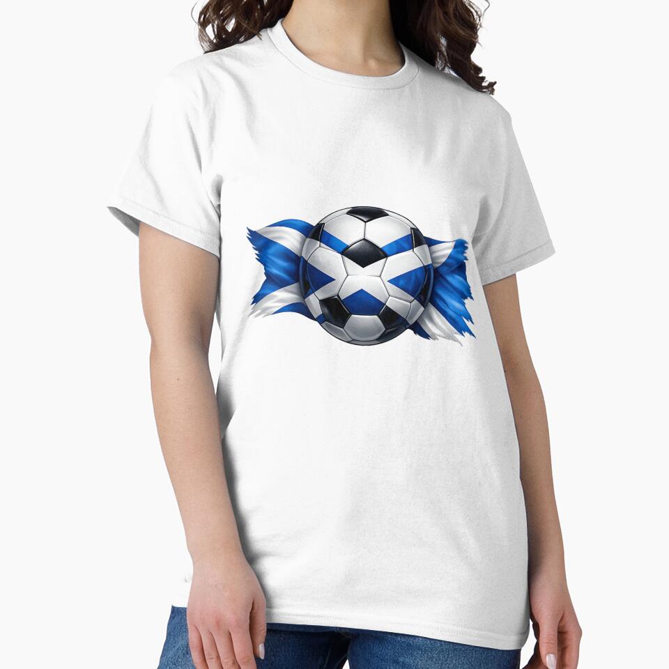 Scotland Soccer Pride – Scottish Flag Football World Cup Design by RolMerch