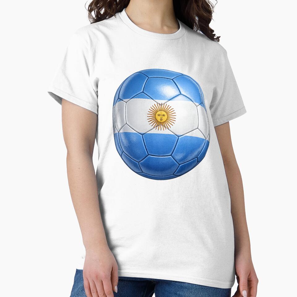 Argentina Flag Football Design by redsharkuk