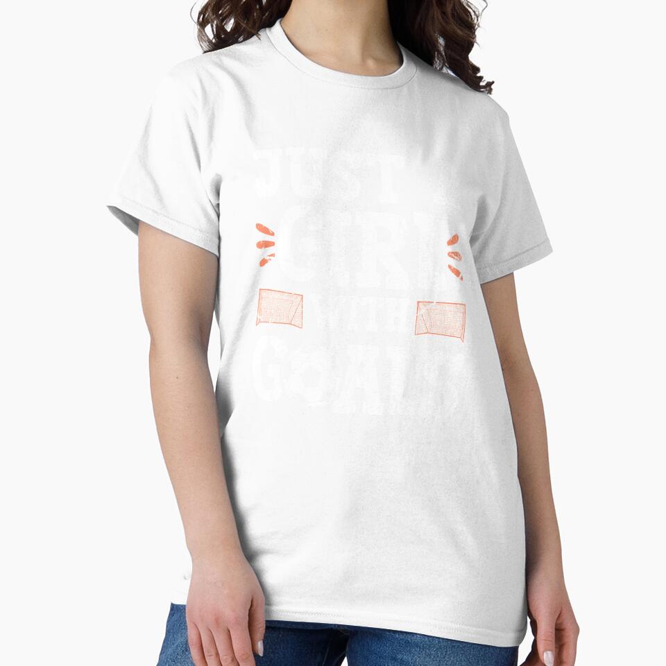 Funny Gifts For Soccer Players Girls and Designns Goals Quote by CrookedCreek