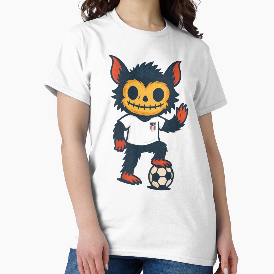 Creepy Cute Monster – USA Soccer Edition by Weasel Graphix