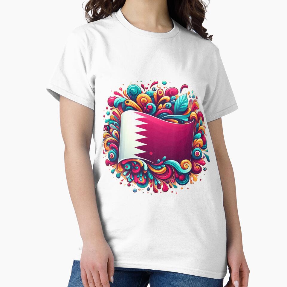 Qatari Pride: Flag Elegance by maheart83