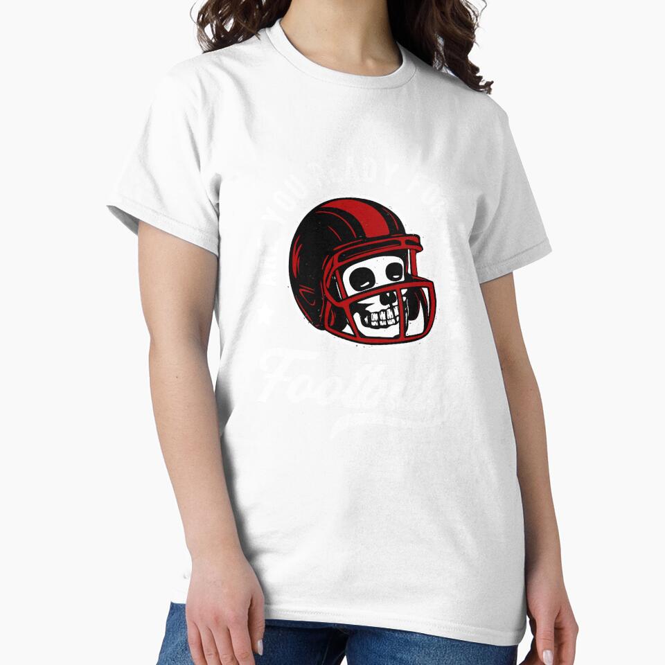 American Football Skull Cool Sports Motto by GabrieSketcham