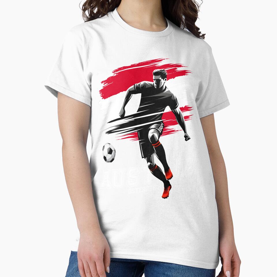 Football Soccer Austria Austrian Flag Banner Player Grunge by Infinitee8hirts