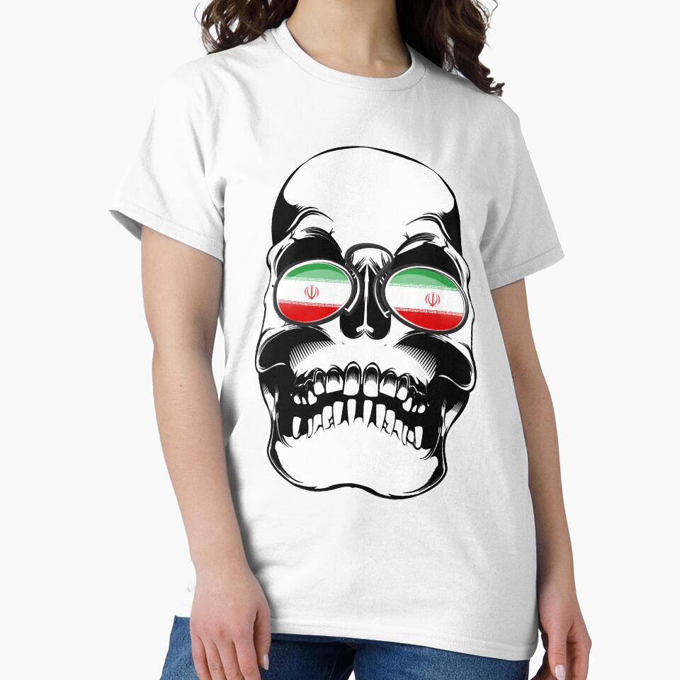 Iran football skull by emphatic