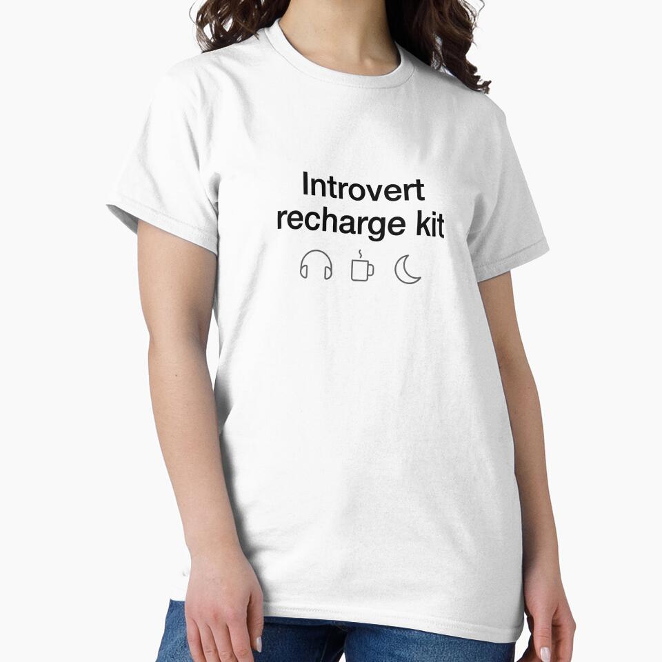 Introvert Recharge Kit - Funny Introvert Gift Self Care Minimalist by NOCTIX5180