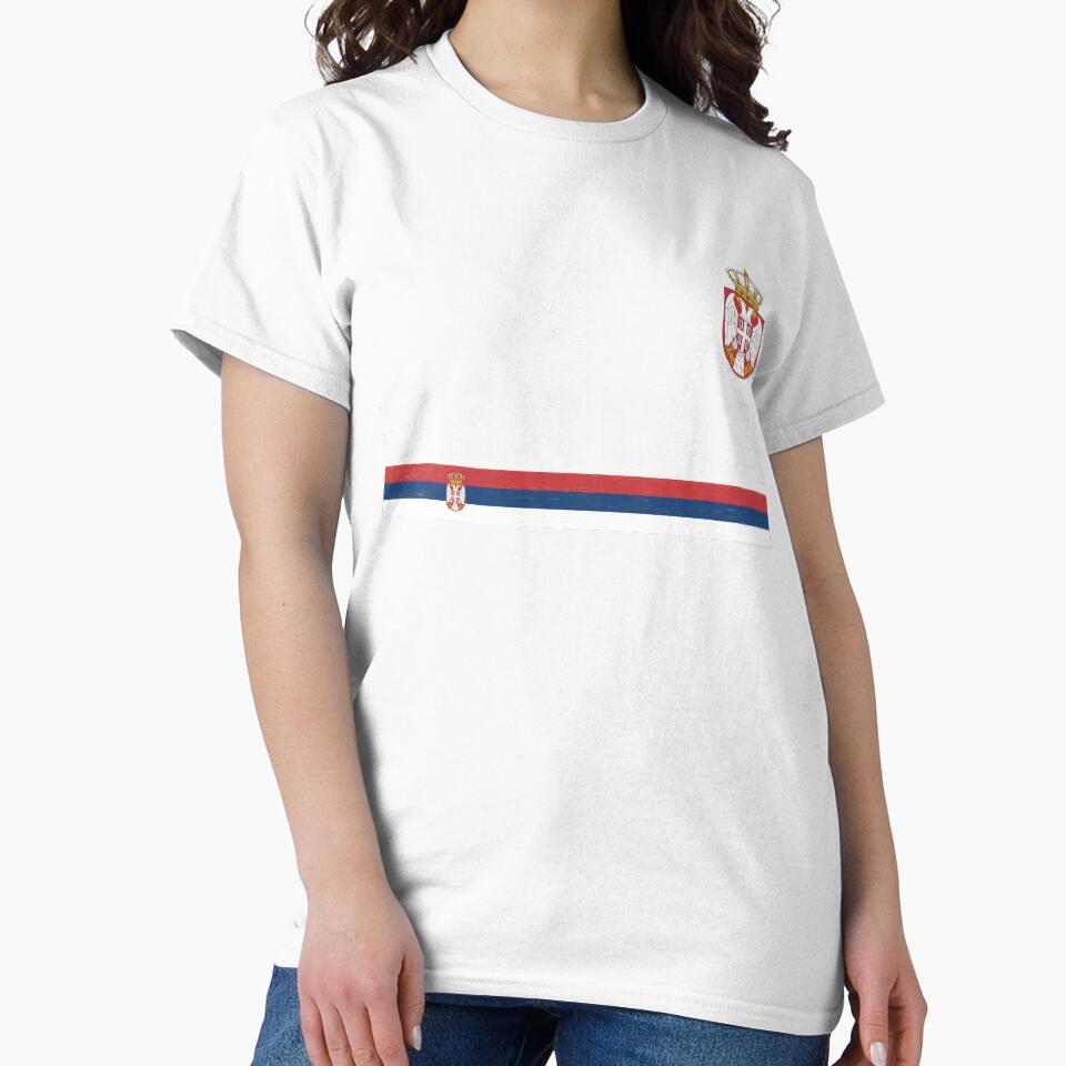Serbia Soccer or Football Game Jersey Style Design by merchhost