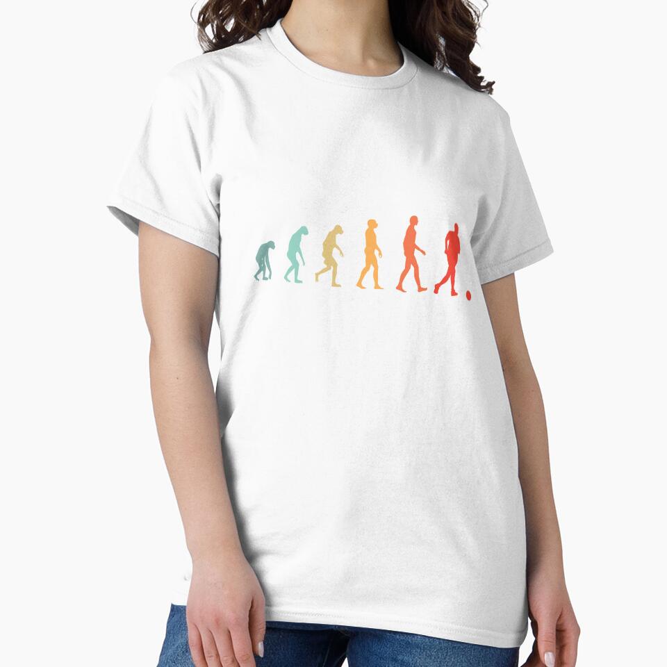 Evolution of a Soccer Player Retro Vintage by jmbeezee