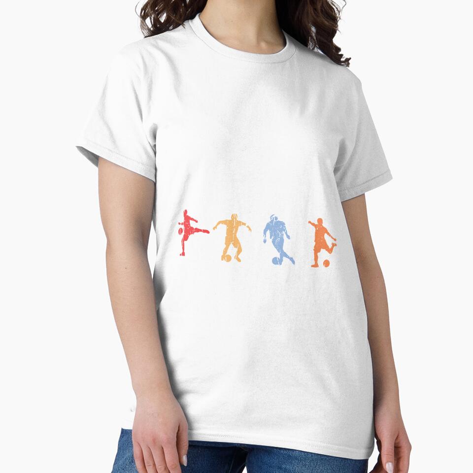 Soccer Players Retro Sunset Vintage Colors - Soccer by Love is beautiful.