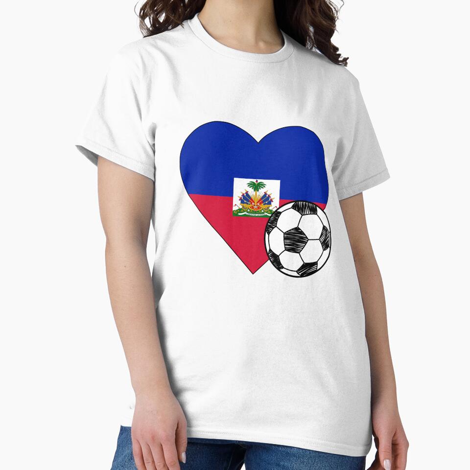 Haiti Soccer Heart Design by FinalScoreClub