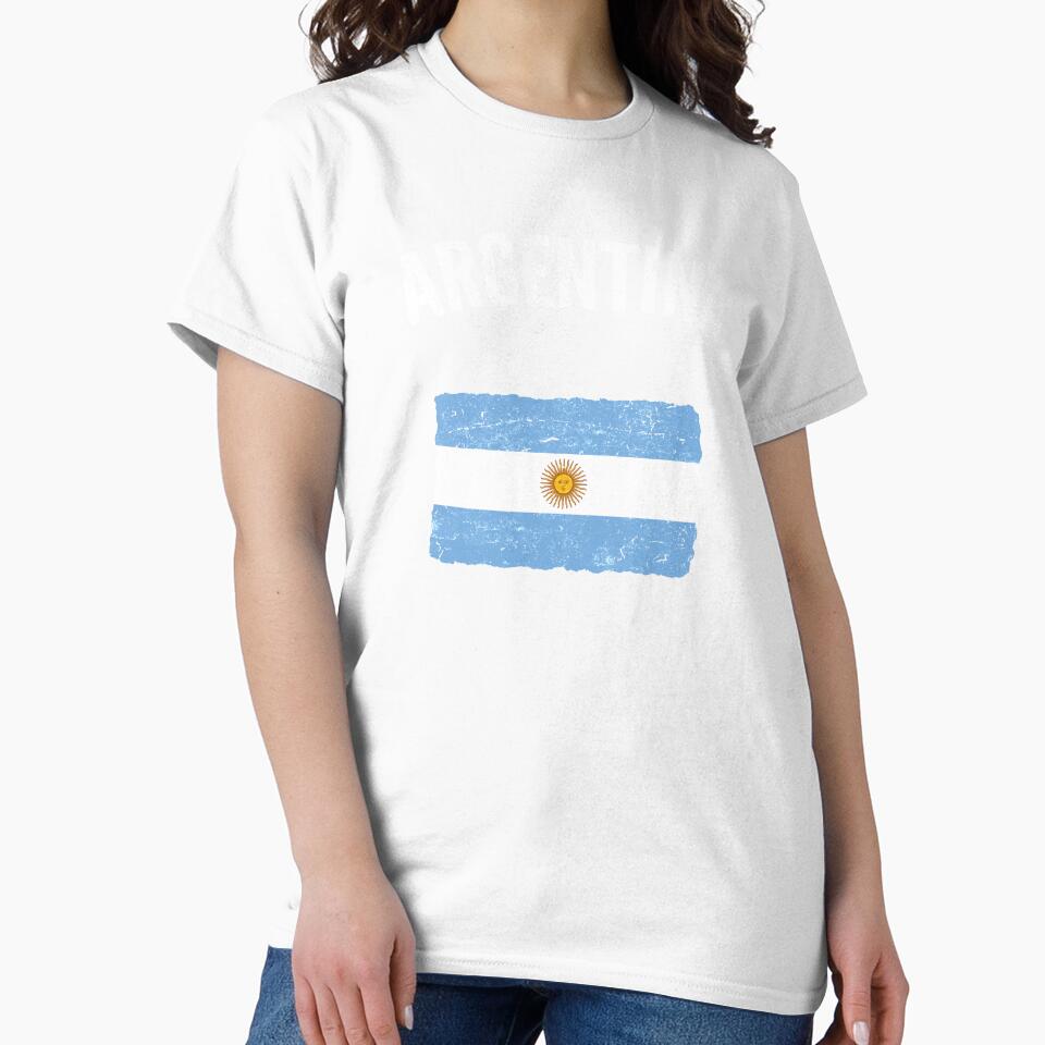 Vintage Argentina Argentinian Flag by vladocar