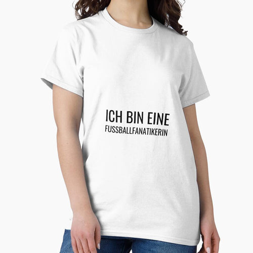 "Ich bin eine Fußballfanatikerin" Soccer Typography Design by RM-Journey