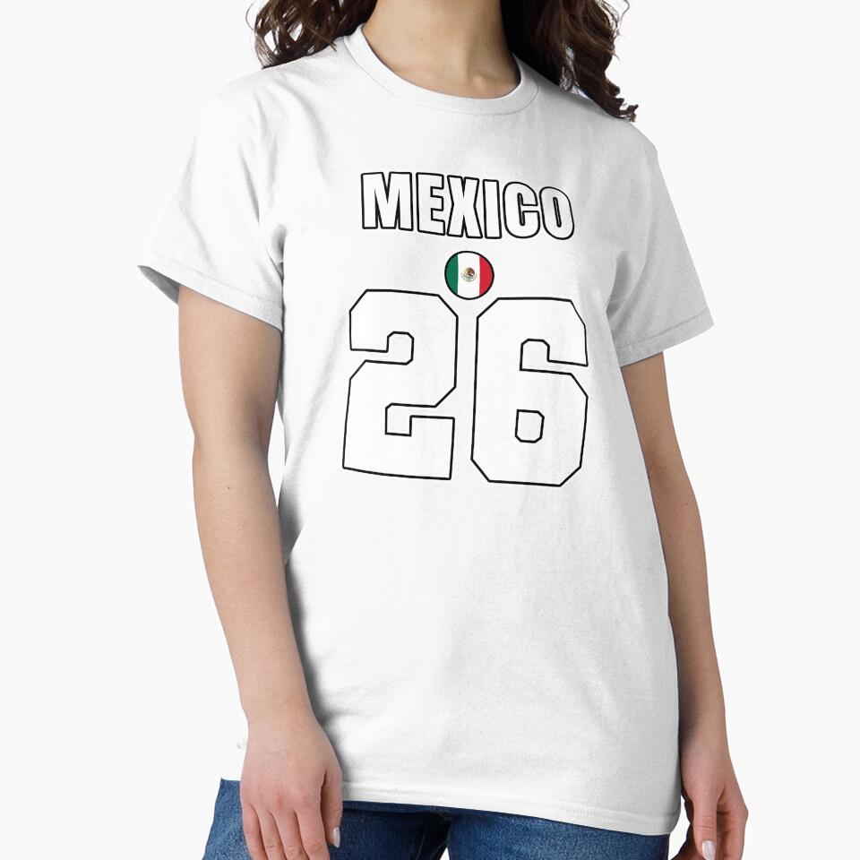 Mexico 26 Football Shirt Style Design – Mexico National Team Apparel by The Hairy Melon