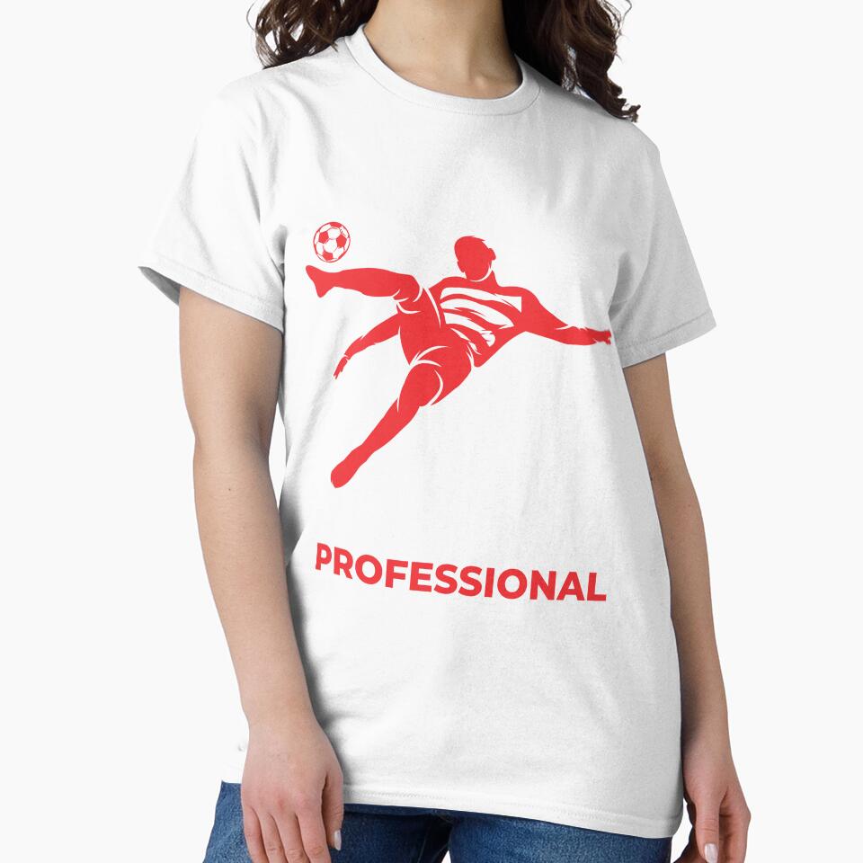 Football Red Professional Flying Player | Soccer Professional Maestro by Football Stickers World