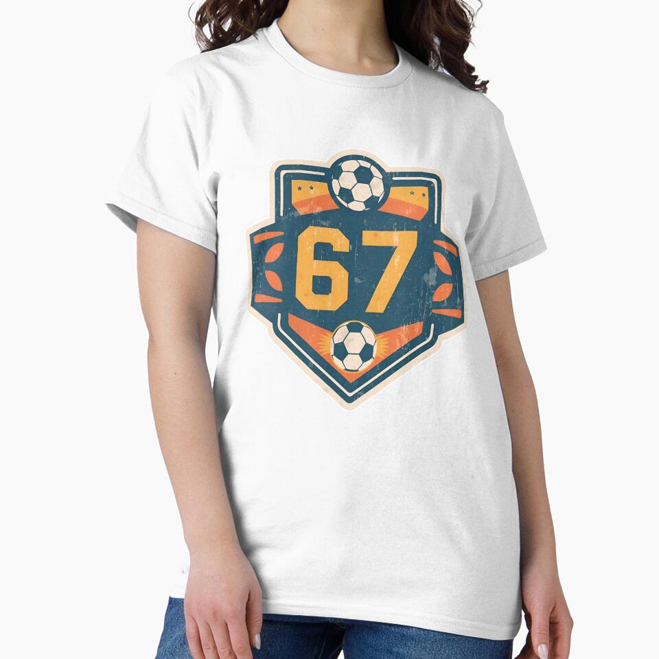 Retro Soccer Badge 67 Design - 2 by PixelKickr