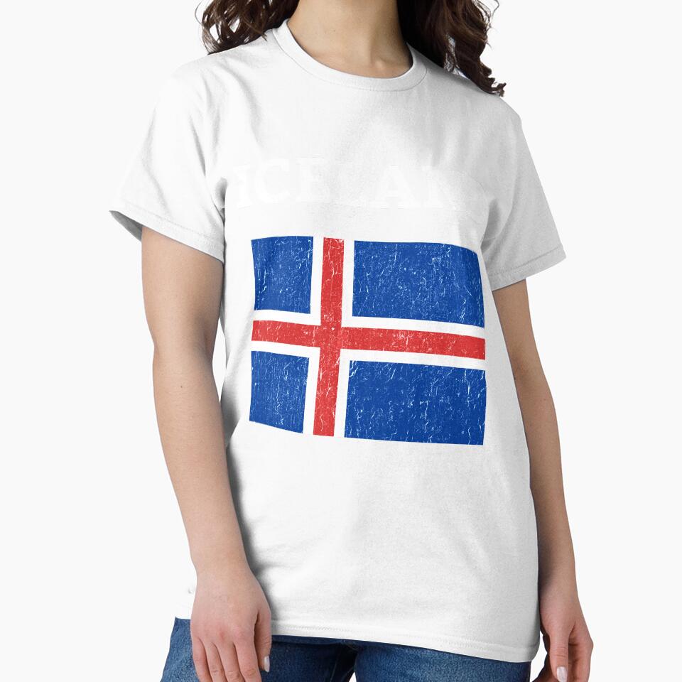 Vintage Iceland Flag by vladocar