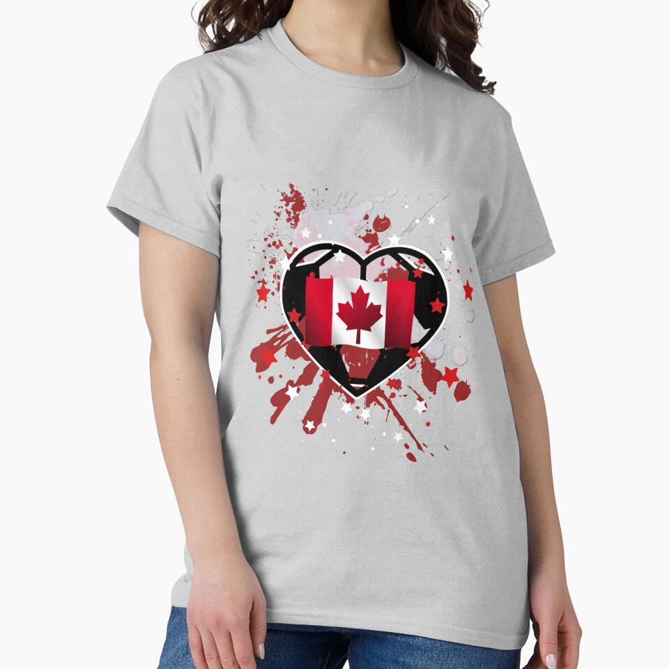 Canada Flag Soccer Heart by artbyomega