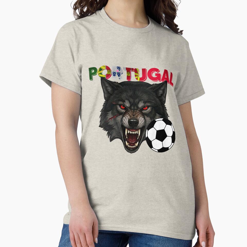 Portugal Wolf Mascot Football Logo Sport by Sarah'sCreativeLab