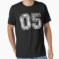 Sport Team Jersey 05 T Shirt Football Soccer Baseball Hockey Basketball Five 5 05 Number by arcadetoystore
