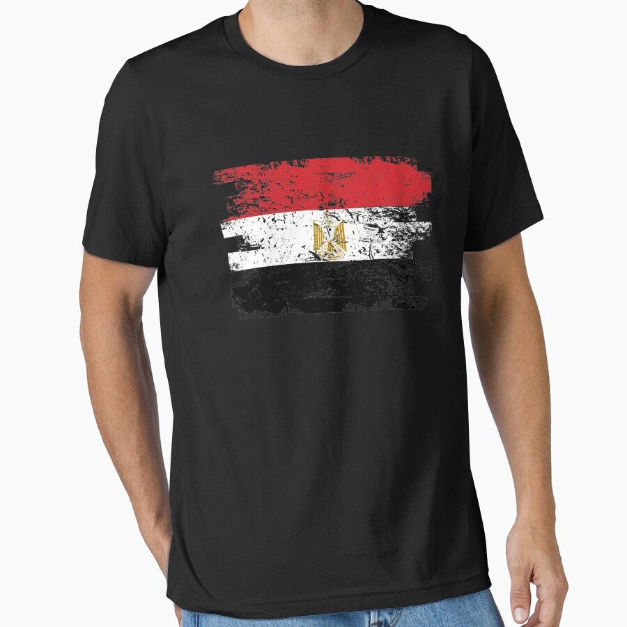 Egypt Shirt Gift Country Flag Patriotic Travel Africa Light by threadsmonkey