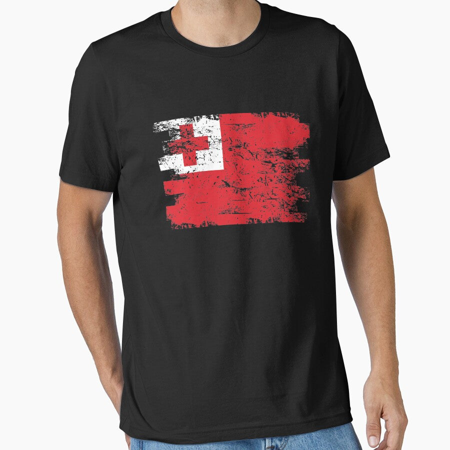 Tonga Shirt Gift Country Flag Patriotic Travel Oceania Light by threadsmonkey
