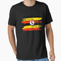 Uganda Shirt Gift Country Flag Patriotic Travel Africa Light by threadsmonkey