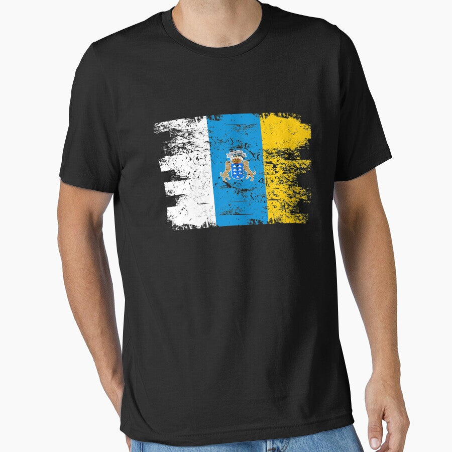 Canary Islands Shirt Gift Country Flag Patriotic Travel Africa Light by threadsmonkey