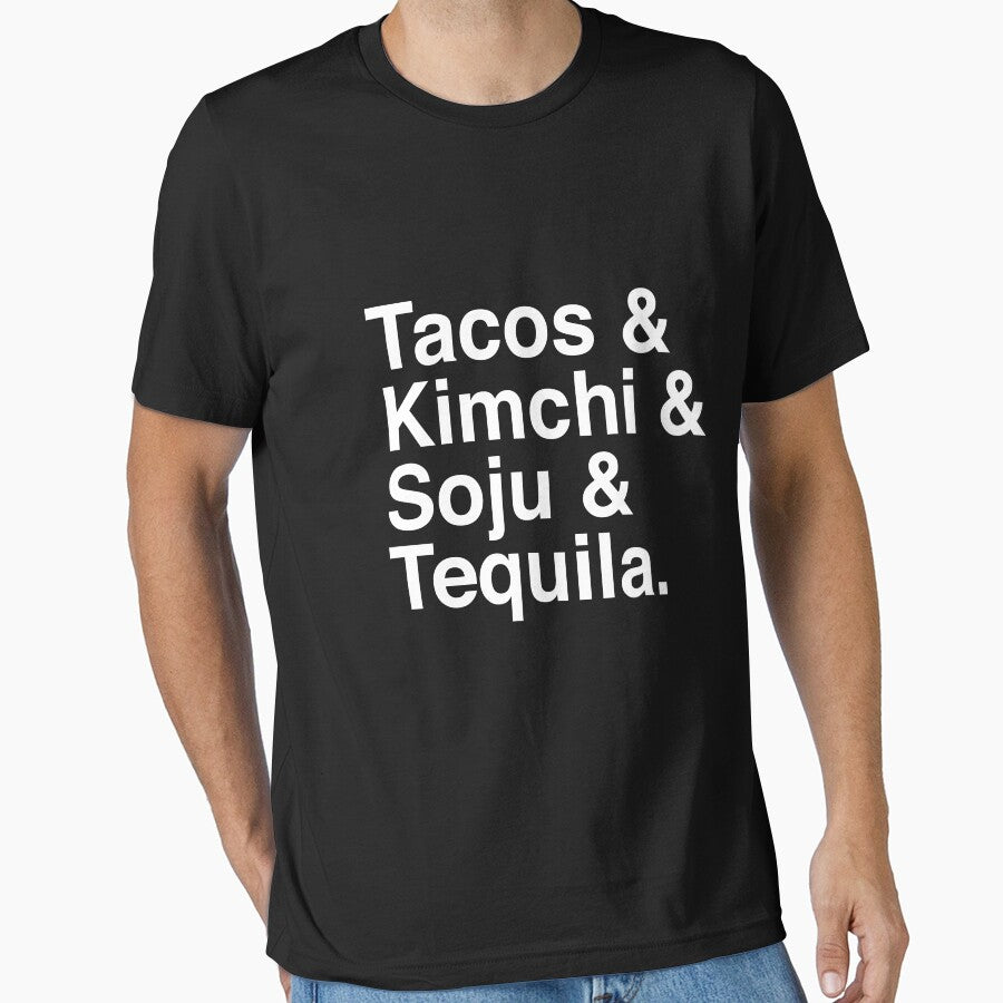 Tacos & Kimchi & Soju & Tequila Mexico Korea by CreativeStrike