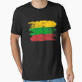 Lithuania Gift Country Flag Patriotic Travel Shirt Europe Light by threadsmonkey