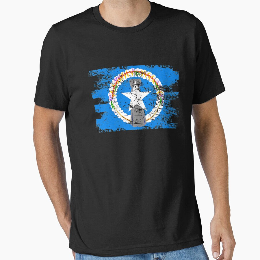Northern Mariana Shirt Gift Country Flag Patriotic Travel Oceania Light by threadsmonkey