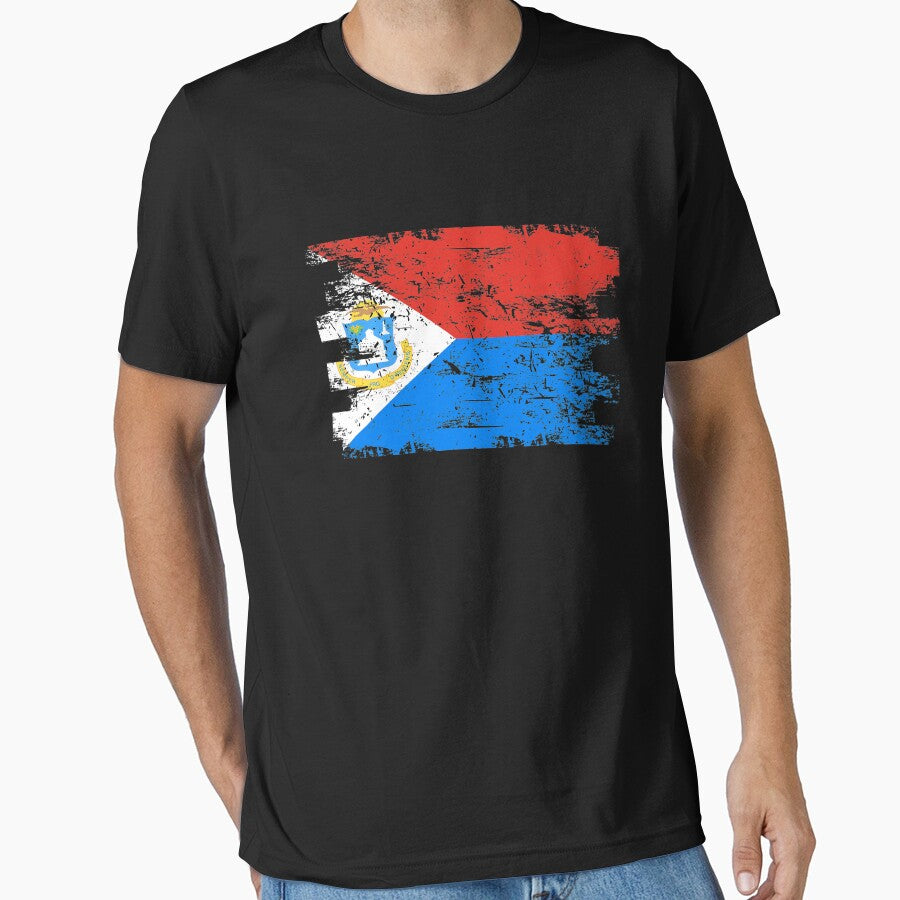 Sint Maarten Flag Gift Country Patriotic Travel Shirt Americas Light by threadsmonkey
