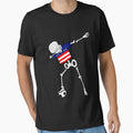 Dabbing Soccer Football Skeleton USA by melsens