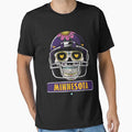 American Football - Minnesota Skull Football Gift by woormle