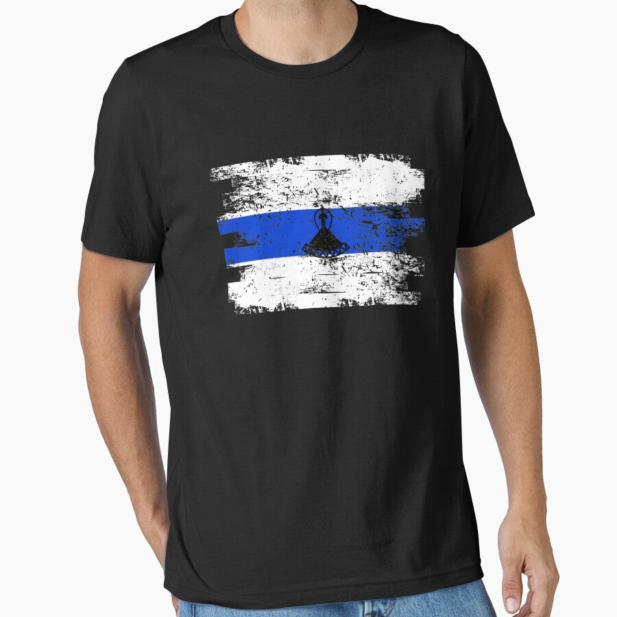 Lesotho Shirt Gift Country Flag Patriotic Travel Africa Light by threadsmonkey
