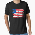 Liberia Shirt Gift Country Flag Patriotic Travel Africa Light by threadsmonkey
