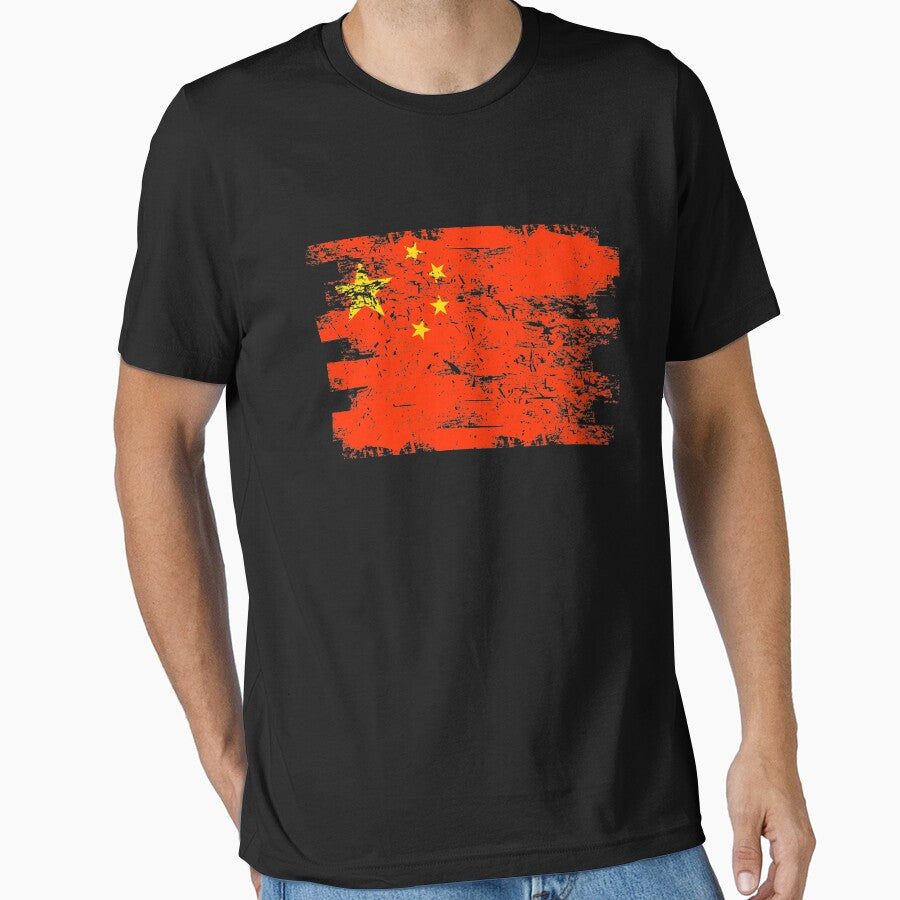 China Shirt Gift Country Flag Patriotic Travel Asia Light by threadsmonkey