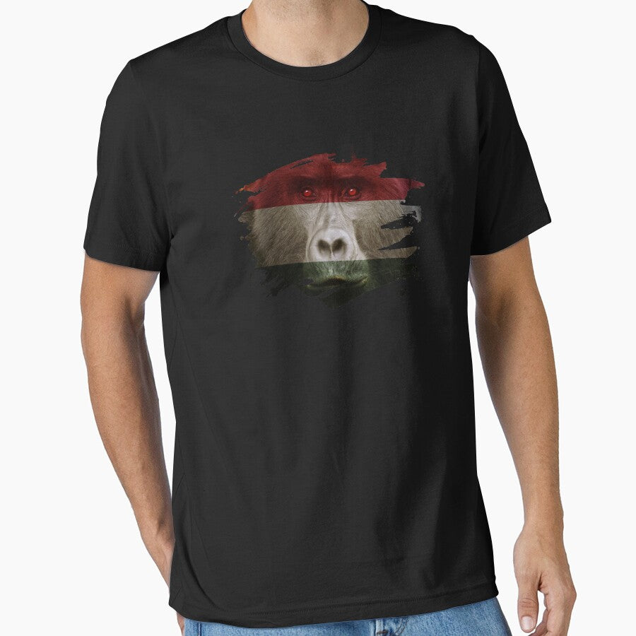 Hungary Gorilla Flag by ockshirts