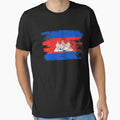 Cambodia Shirt Gift Country Flag Patriotic Travel Asia Light by threadsmonkey