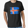 Iceland Gift Country Flag Patriotic Travel Shirt Europe Light by threadsmonkey