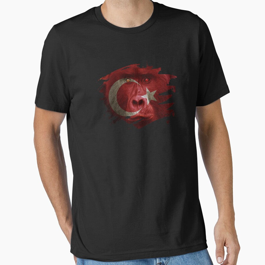 Turkey Gorilla Flag by ockshirts