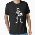 skeleton soccer ball head holding skull Halloween football hooligan by LaundryFactory